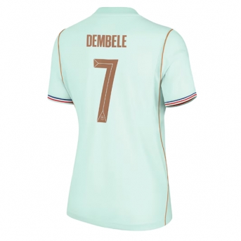 Billige Fotballdrakt Frankrike Ousmane Dembele #7 Replika Bortedrakt Dame VM 2026 Kortermet